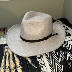 Womens Scala Heathered Outback Hat